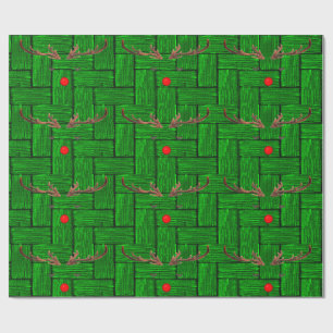 Papel De Presente Rudolph 4 Wraping Paper