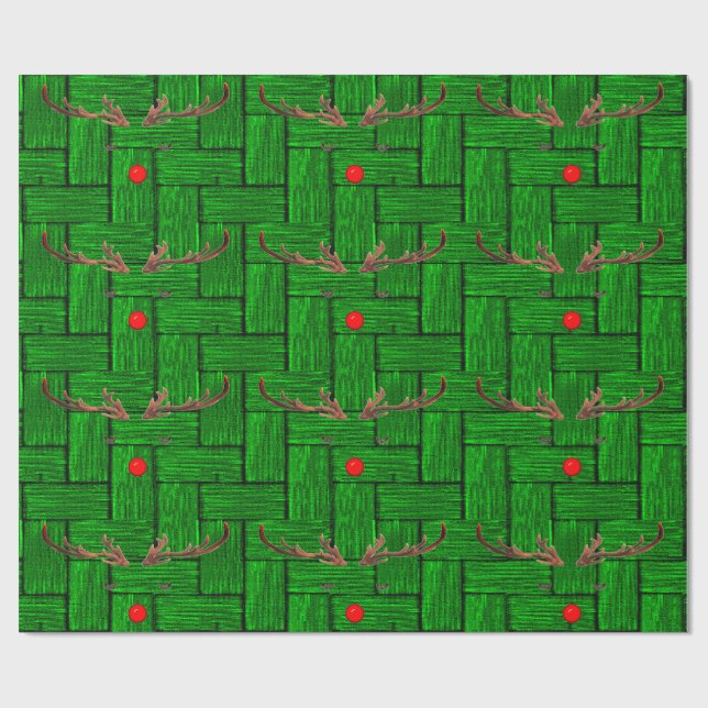 Papel De Presente Rudolph 4 Wraping Paper (Aberto)