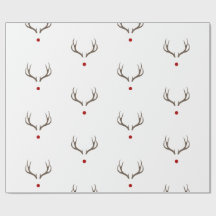 Rudolph Reindeer Antlers Red Nose Feriado