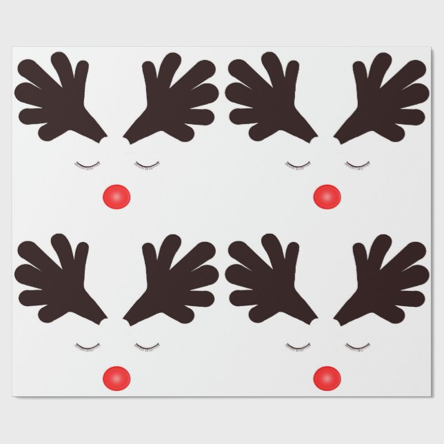 Papel De Presente Rudolph Wrapping Paper (Aberto)