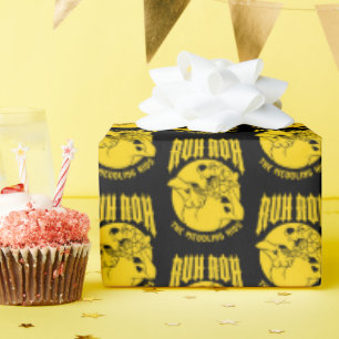 Papel De Presente Ruh Roh Scooby-Doo Ícone De Crianças Meditantes