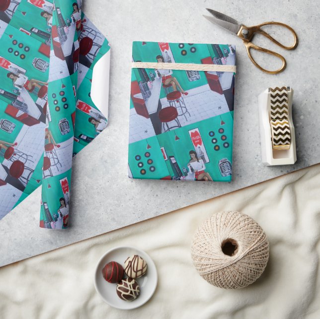 Papel De Presente Runaround Sue Painting by Alfred Fox (Artesanato)