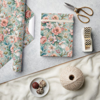 Papel De Presente Rustic, Tea Party