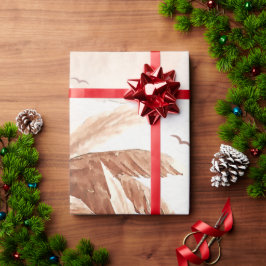 Papel De Presente Rustic Tropical Palms