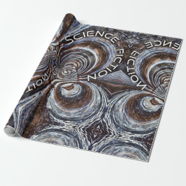 Papel De Presente Rusty Fractal Science Fiction