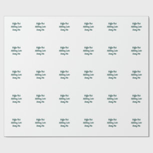Papel De Presente Saco de compras engraçado 'Café primeiro, vida adu
