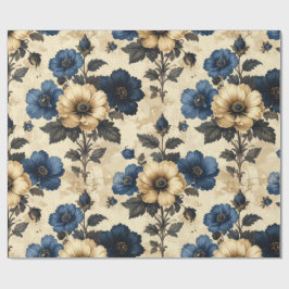 Papel De Presente Saco de Presente de Flores Vitorianas