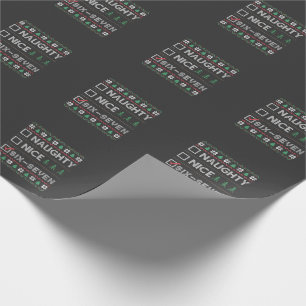 Papel De Presente Safado Bonito Seis Sete Divertido 6 7 Natal Feio