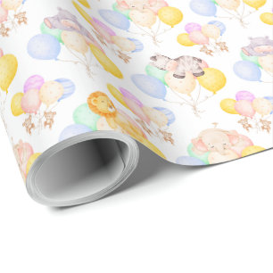 Papel De Presente Safari Animal Wrapap Paper