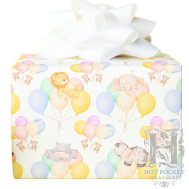Papel De Presente Safari Animal Wrapap Paper