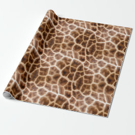 Papel De Presente Safari Giraffe Impressão