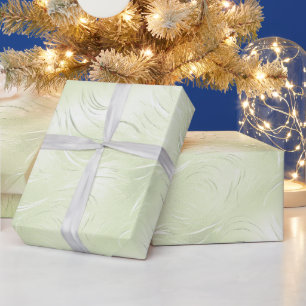 Papel De Presente Sage Green Silvery Wrappaper