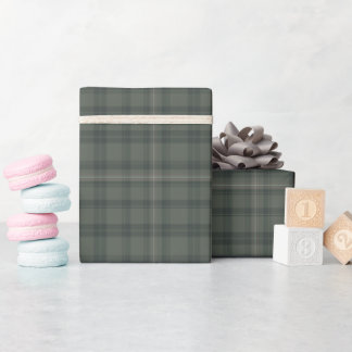 Papel De Presente Sage Green Xadrez's | Farmhouse moderno