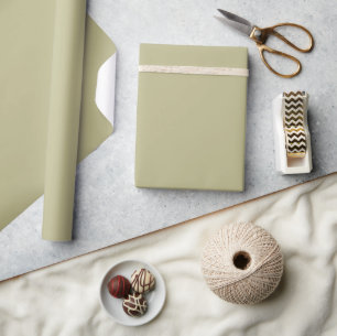 Papel De Presente Sage Matte