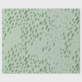Papel De Presente Sage Pontos Pintados