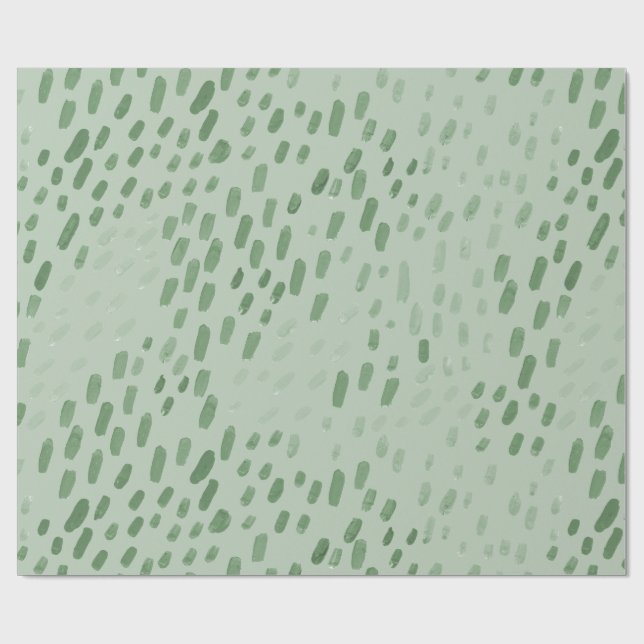 Papel De Presente Sage Pontos Pintados (Aberto)