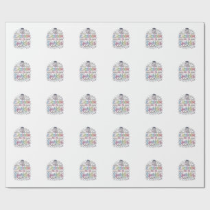 Papel De Presente Sala de Aula de Unicórnio Cheia de Brilhos Merch O
