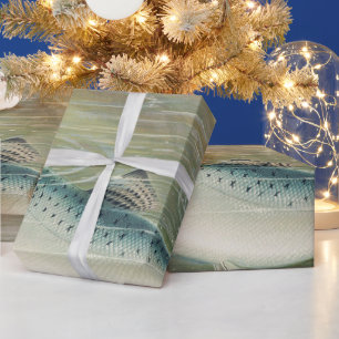 Papel De Presente Salmão da Califórnia por S.A. Kilbourne, Peixe Vin