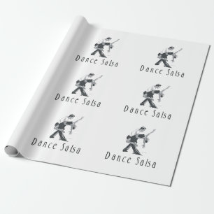 Papel De Presente Salsa SUPERIOR da dança