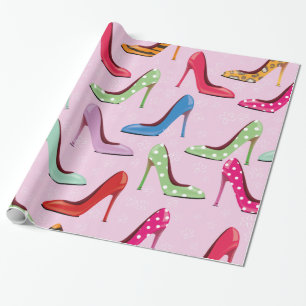 Papel De Presente saltos altos padrão