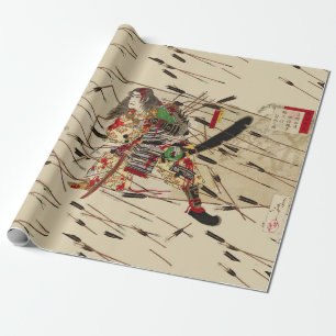 PAPEL DE PRESENTE SAMURAI MASATSURA LUTA EM CHÁ DE SERES
