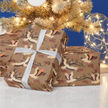 Sandhill Cranes Tres Pattern Brown Gift