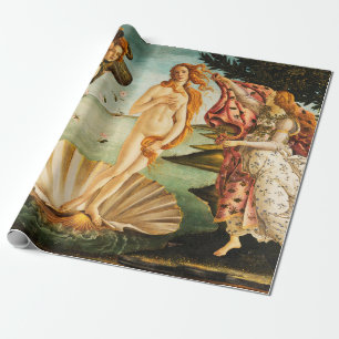 Papel De Presente Sandro Botticelli O Nascimento de Vênus Belas Art
