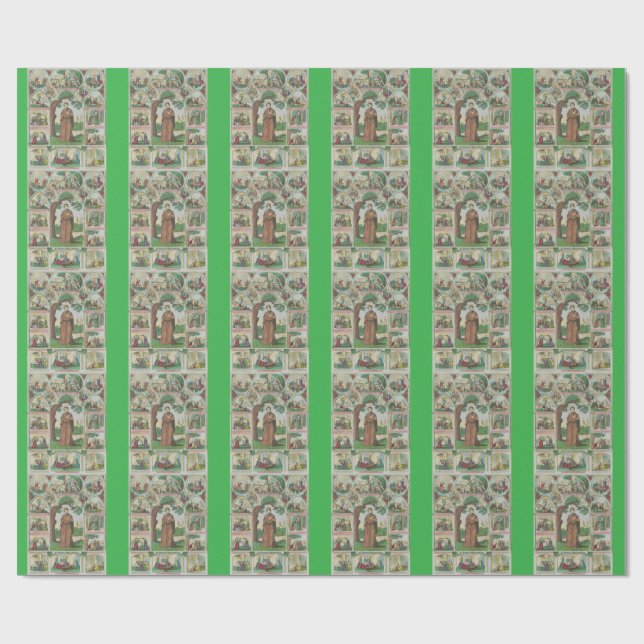 Papel De Presente Santa Brígida da Irlanda (Aberto)