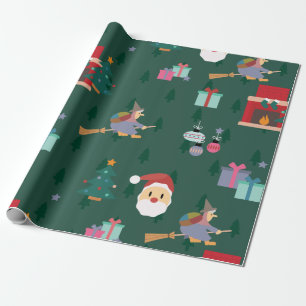 Papel De Presente santa claus befana