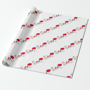 Papel De Presente santa claus christmas