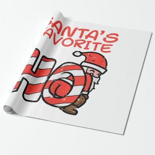Papel De Presente Santas Favoritas Engraçadas Adultos de Natal
