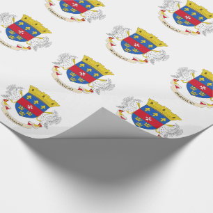 Papel De Presente Santo Barthélemy Flag