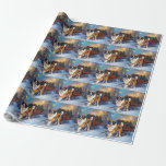 Papel De Presente Santo Bernard Christmas Fesason Season<br><div class="desc">Prepare-se para celebrar o feriado com o nosso charmoso Design cênico de Natal do Cão! Este delicioso produto apresenta adoráveis companheiros caninos rodando em meio a uma terra maravilhosa do inverno, adornada com luzes cintilantes, holly, e ornamentos festivos. Seu coração derreterá enquanto você testemunha cachorros vestidos com chapéus de Papai...</div>