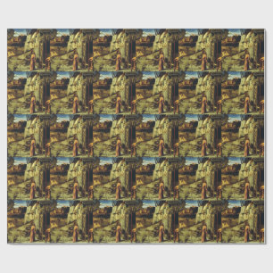 Papel De Presente São Francisco no Deserto por Giovanni Bellini 
