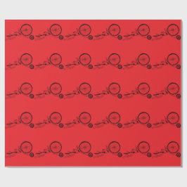 Papel De Presente Sapo Ciclista