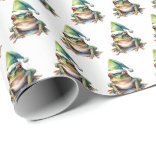 Papel De Presente Sapo de Natal Frolic
