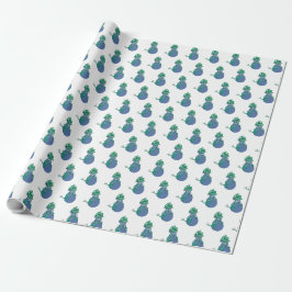Papel De Presente Sapo em Jeans, Aniversário, Bolinhas