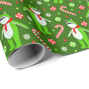 Papel De Presente Sapo EUA Protesto Natal Feriado