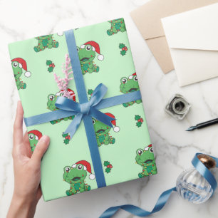 Papel De Presente Sapo Natal Sapos de férias