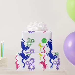 Papel De Presente sapos pompsos