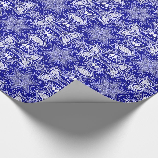Papel De Presente Sapphire Mandala (Ponta)