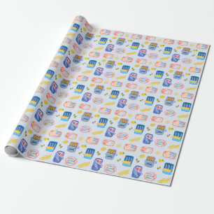 Papel De Presente Sardinhas e Limões