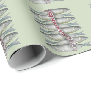 Papel De Presente Sardinhas frescas