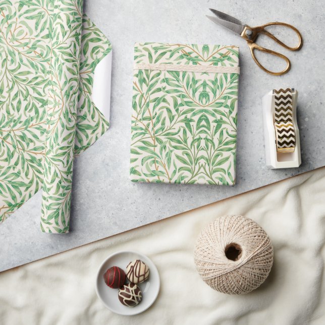 Papel De Presente Sargaço de Salgueiro de William Morris (Artesanato)