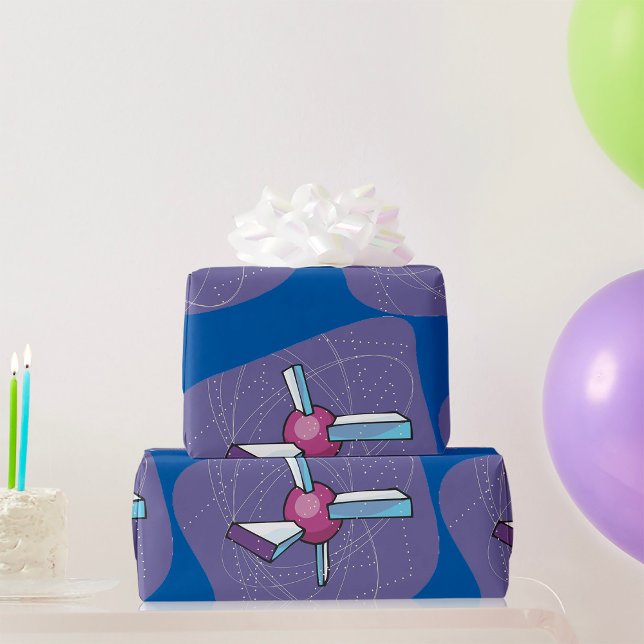 Papel De Presente Satélite (Criador carregado)