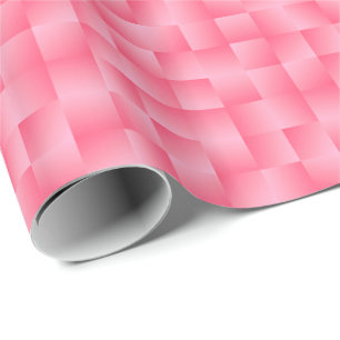 Papel De Presente Satin Ribbons - Coral profundo