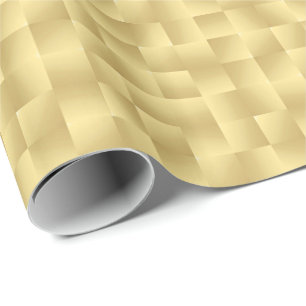 Papel De Presente Satin Ribbons - Sombras de ouro