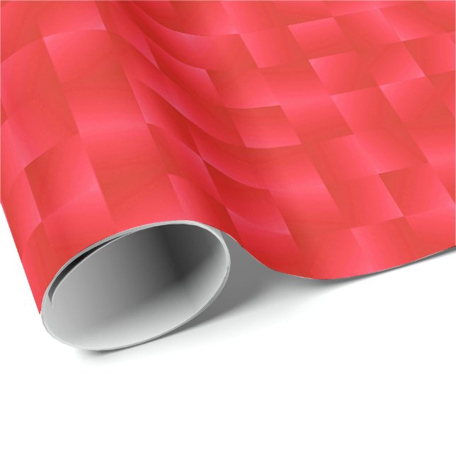 Papel De Presente Satin Ribbons - Vermelho escuro (Ponta do rolo)