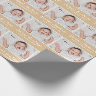 Papel De Presente Saudações da Estação Foto moderna e cômoda