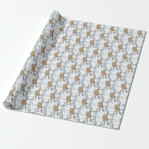 Papel De Presente Saudações das Sras - Cardeal Feminino
